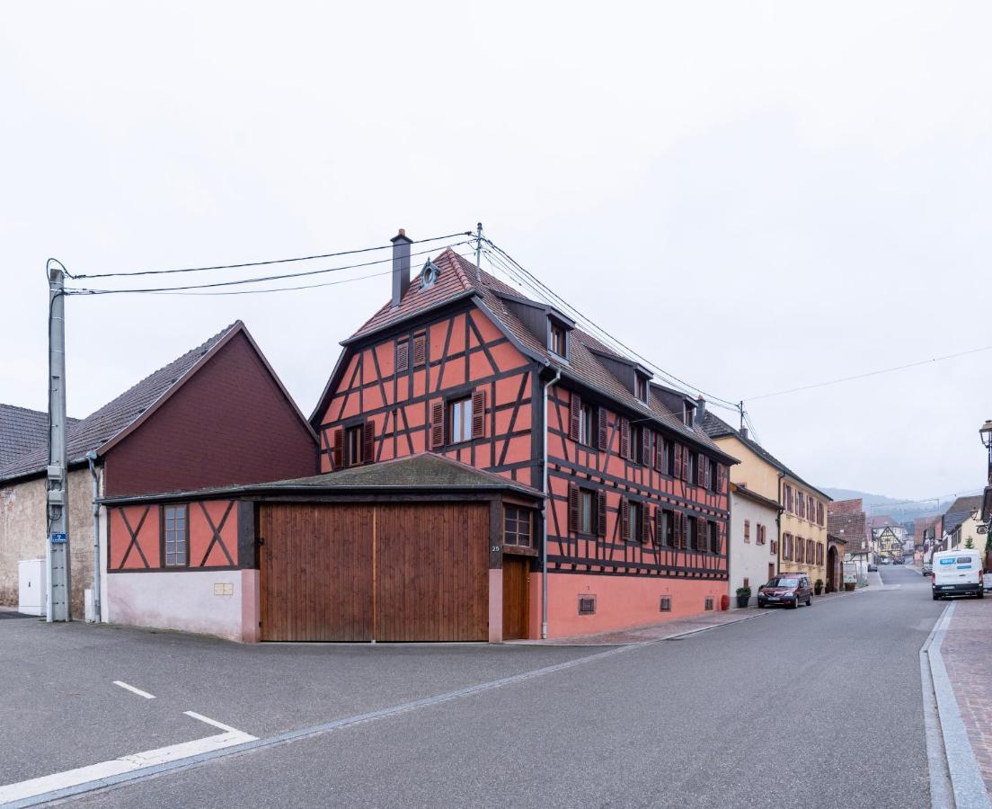 A L'Oree Des Vignes, Gite Classe 3 Etoiles Au Centre De La Route Des Vins D'Alsace Orschwiller Dış mekan fotoğraf